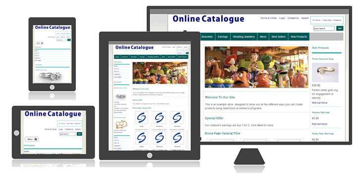 Responsive web design, Sellerdeck responsive design